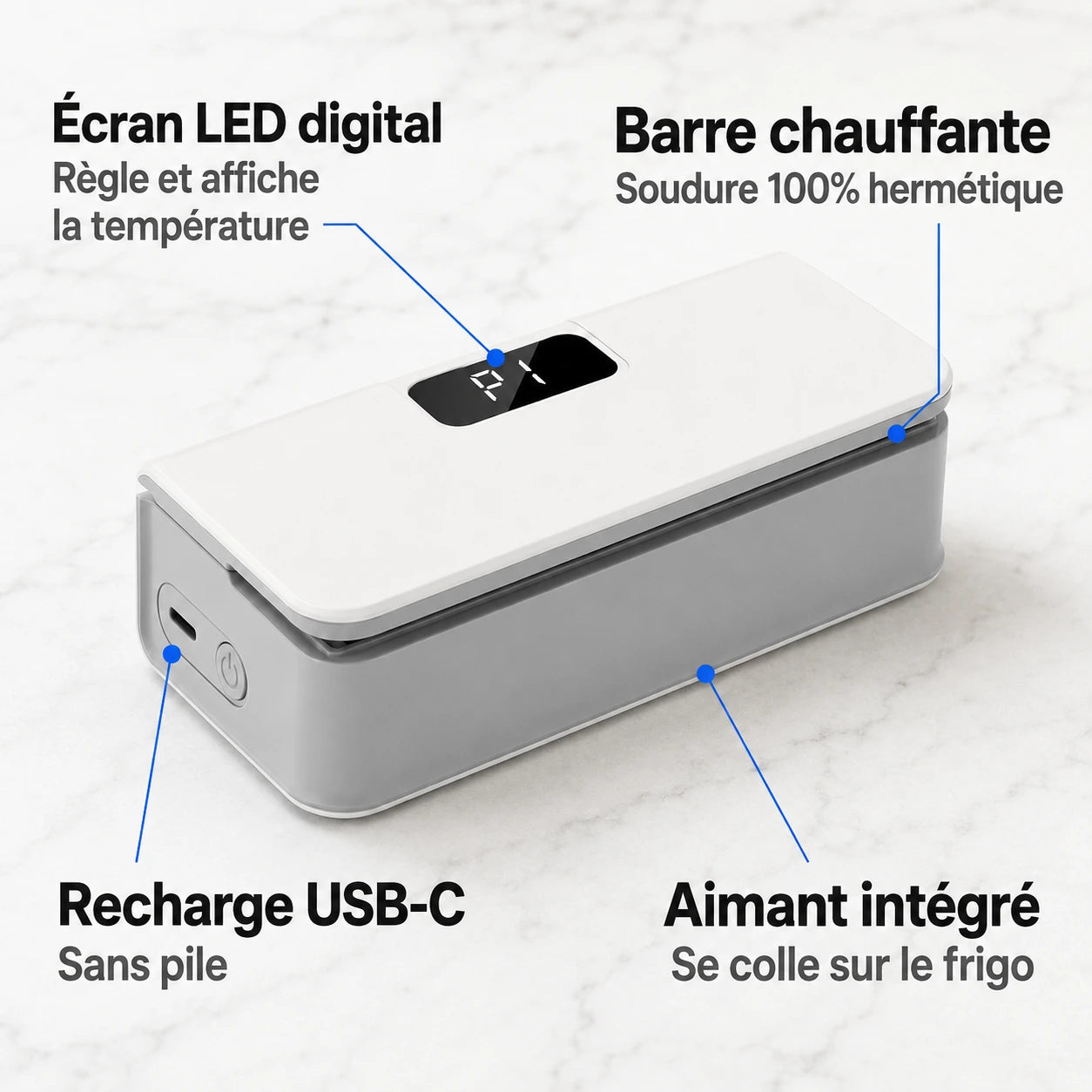 Frescô™  Scelleur thermique rechargeable